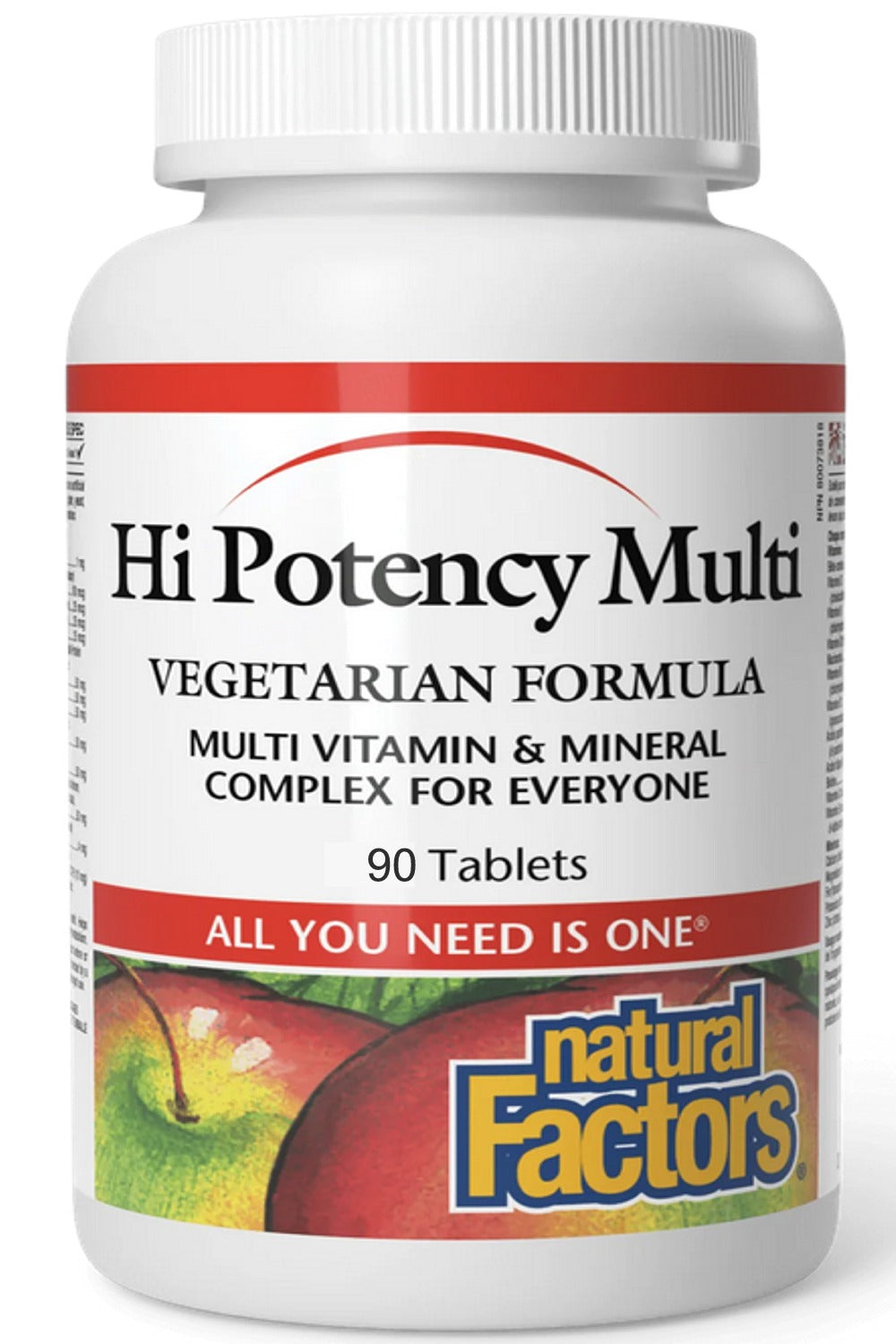 NATURAL FACTORS Hi Potency Multi Vegetarian Formula ( tabs