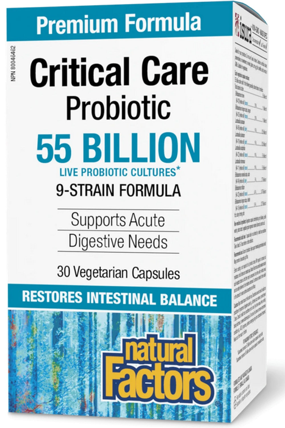 NATURAL FACTORS Critical Care Probiotic (55 Billion
