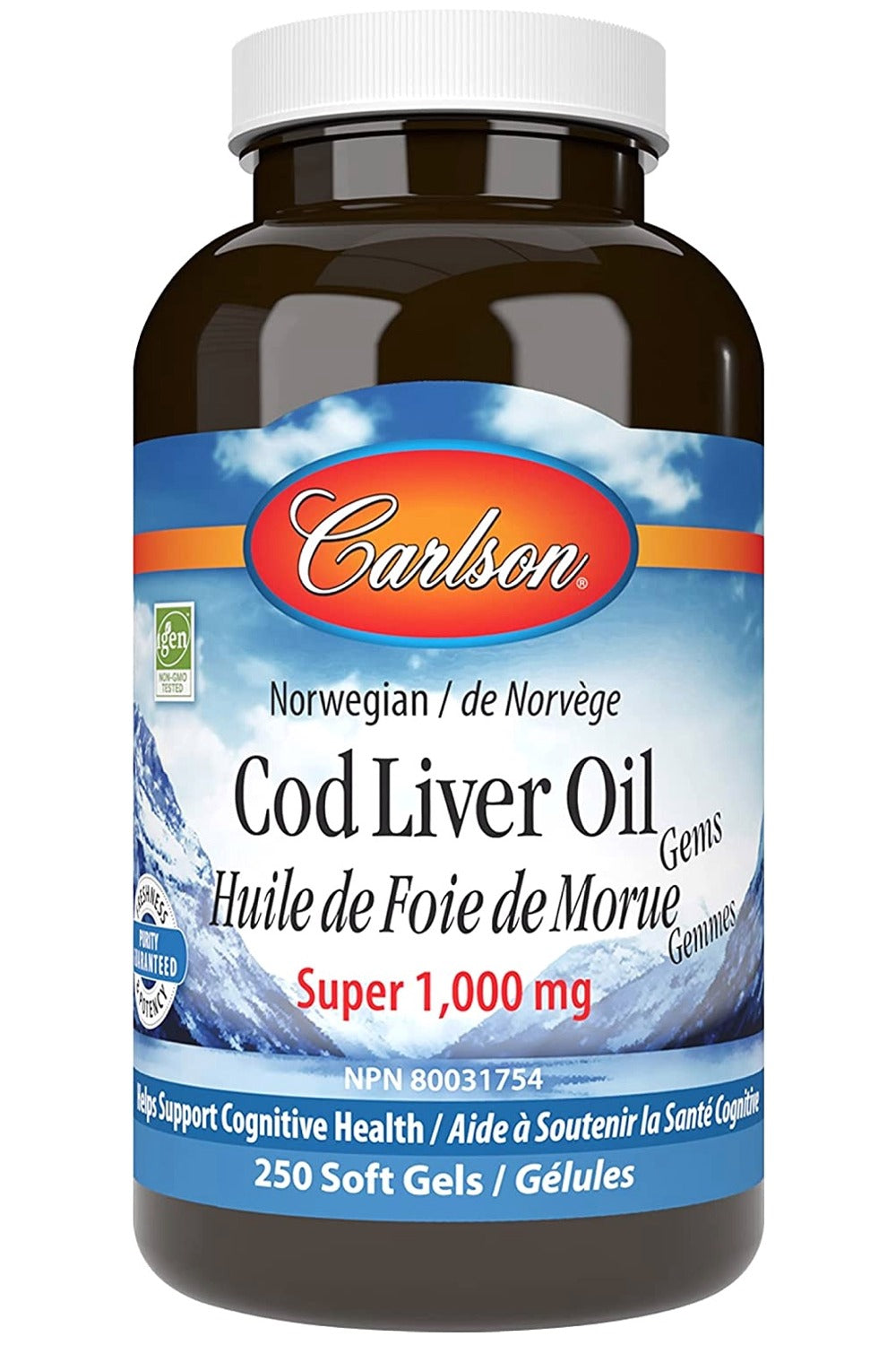CARLSON Cod Liver Oil (1,000 mg