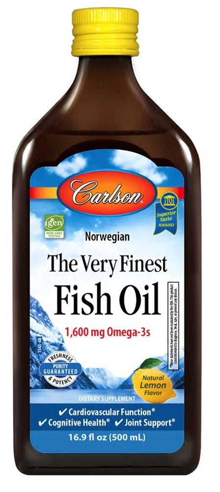 CARLSON Very Finest Fish Oil (Lemon