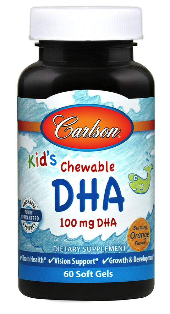 CARLSON Kids Chewable DHA (Orange