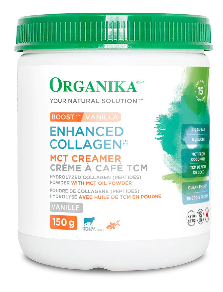 ORGANIKA Enhanced Collagen Boost MCT Creamer (Vanilla