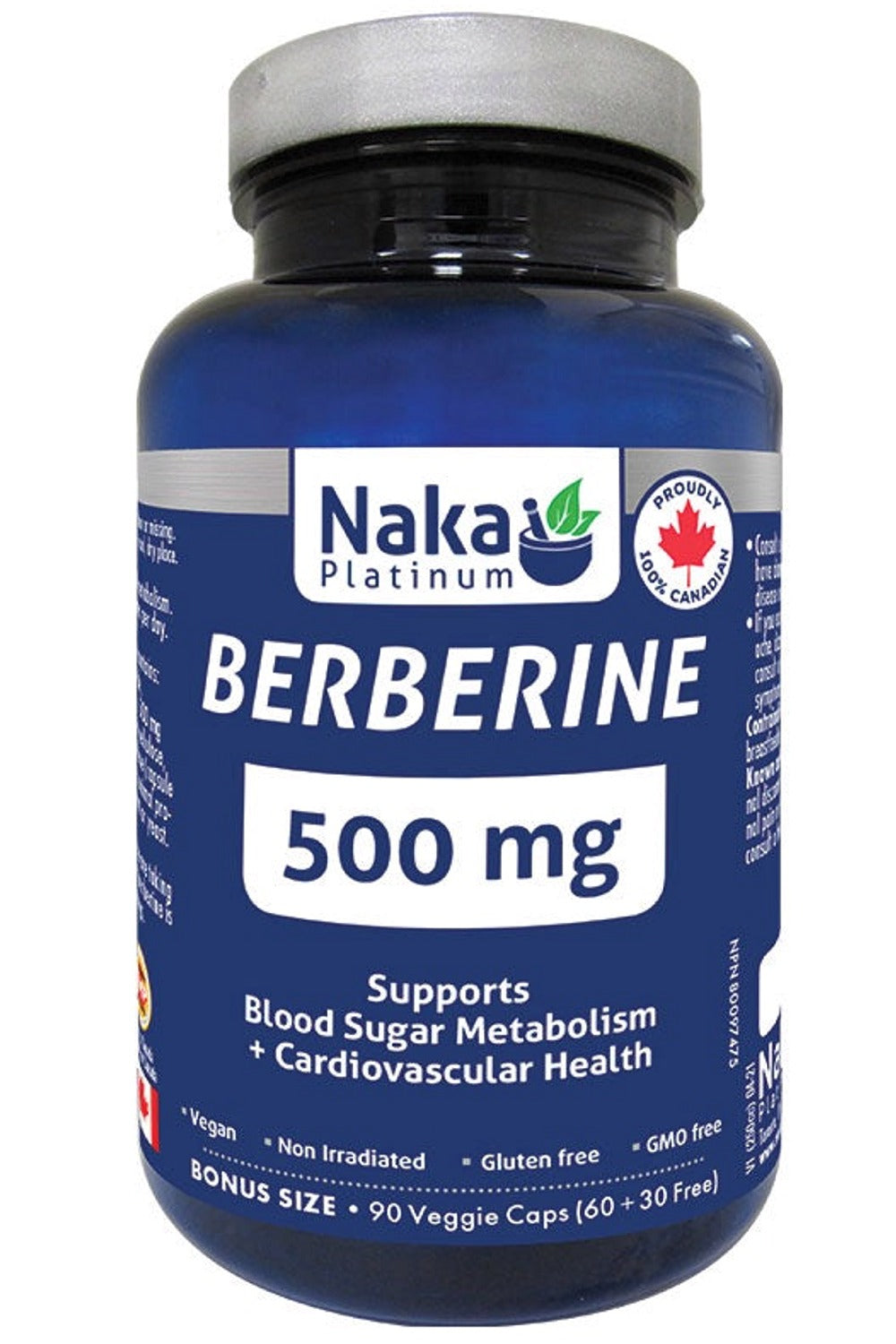 NAKA Platinum Berberine (500 MG