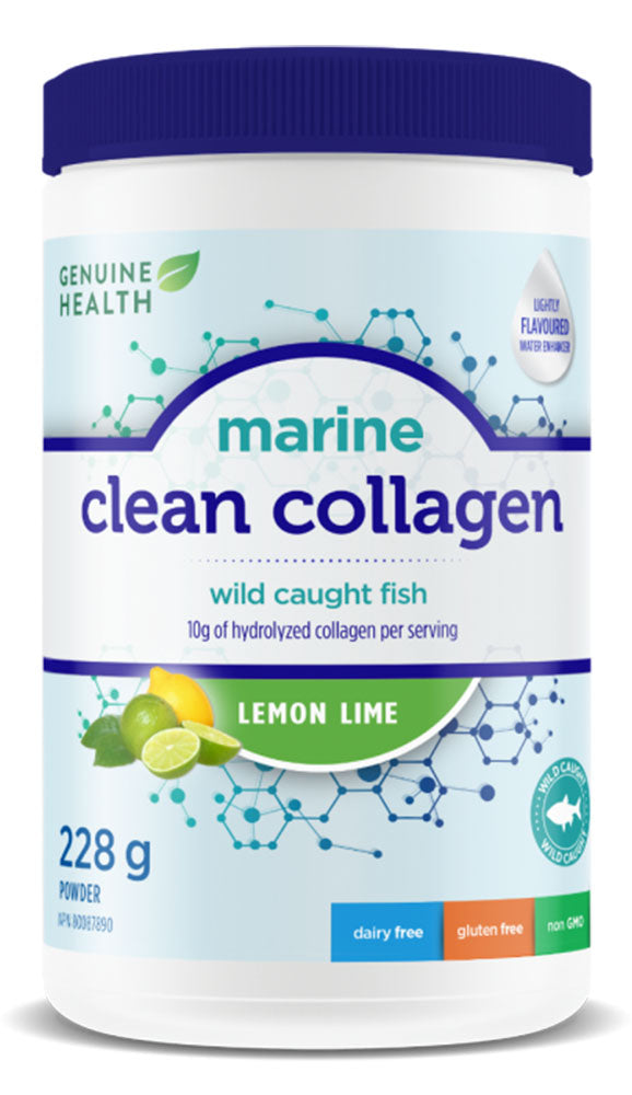 GENUINE HEALTH Marine Clean Collagen ( Lemon Lime - 228 gr)