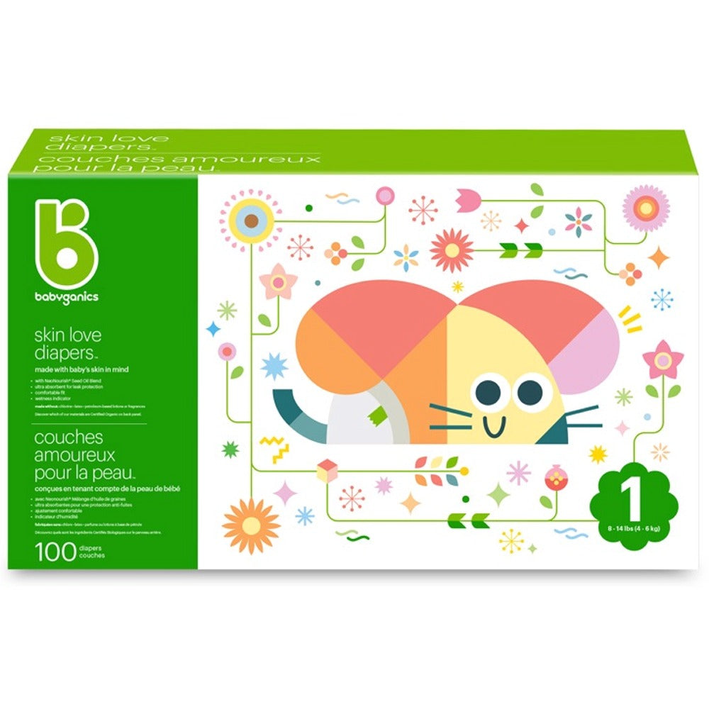 BABYGANICS Diapers - Size Box