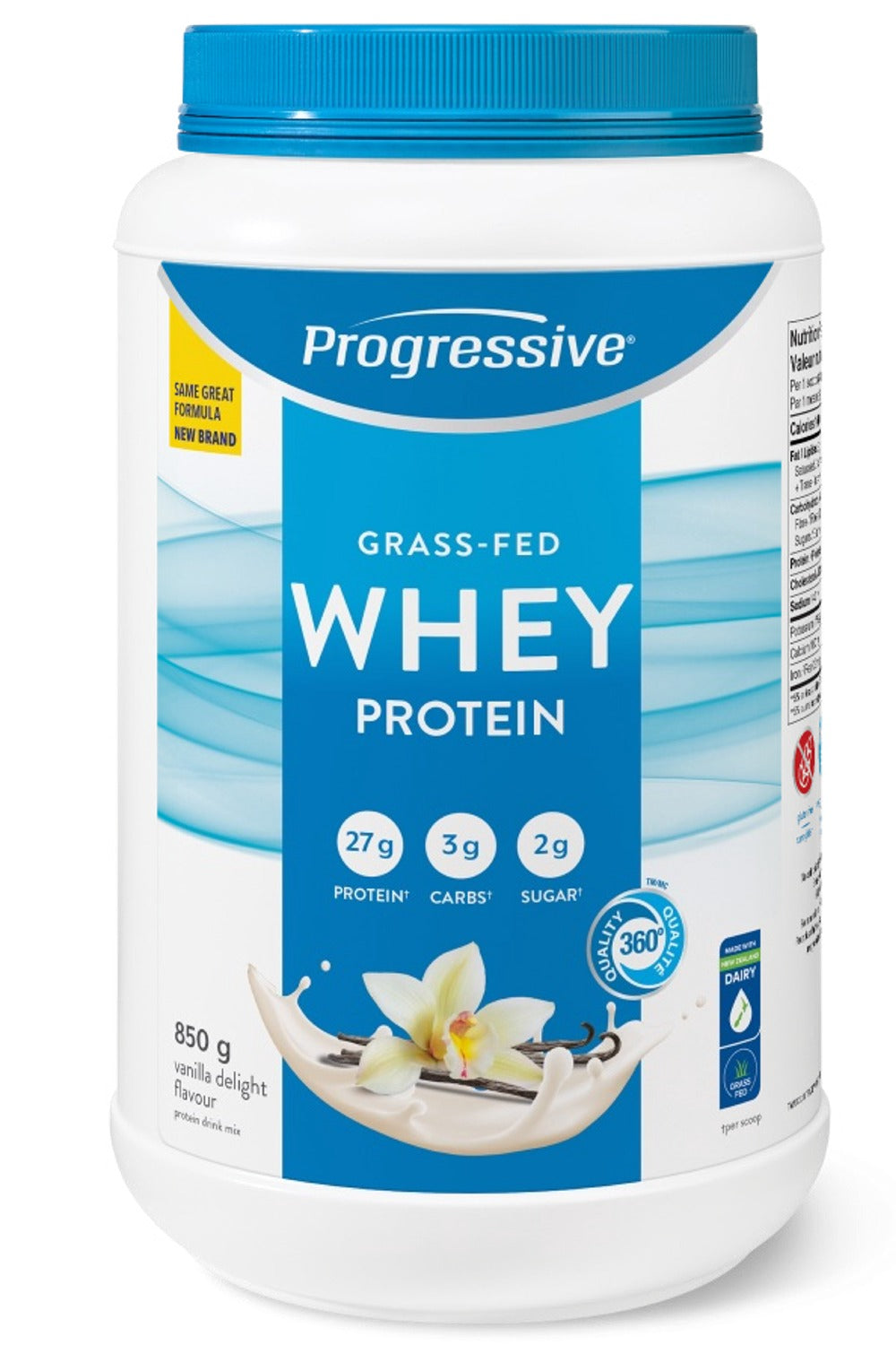 PROGRESSIVE - Grass Fed Whey Protein (Vanilla Delight