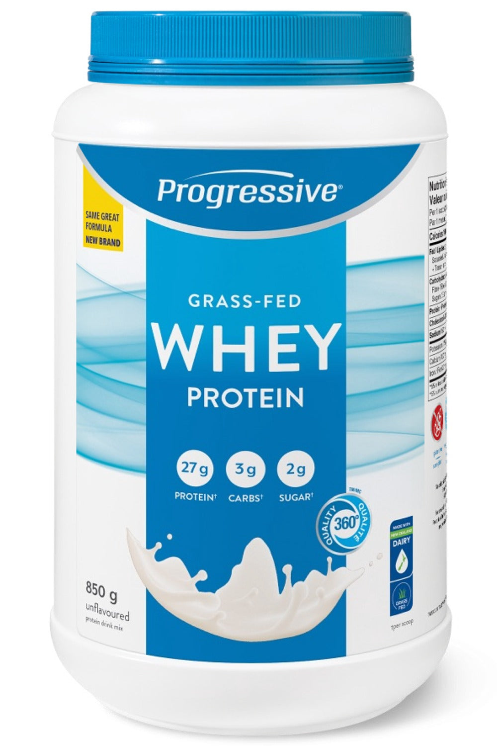 PROGRESSIVE - Grass Fed Whey Protein (Unflavoured