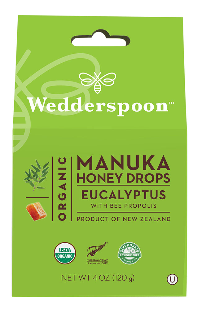 WEDDERSPOON Organic Manuka Honey Drops (Eucalyptus