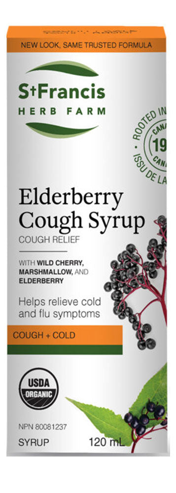 ST FRANCIS HERB FARM Elderberry Cough Syrup (120 ml