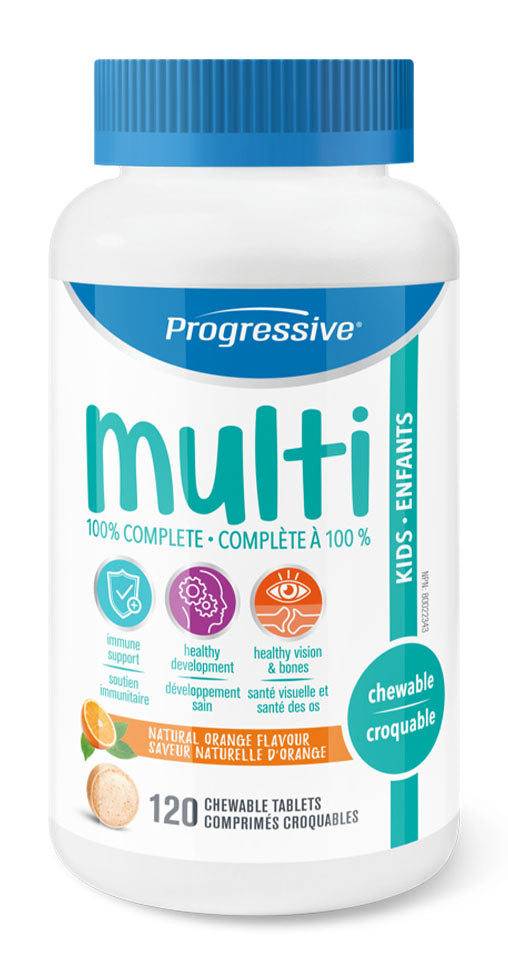 PROGRESSIVE Multi Vitamins for Kids (Natural Orange