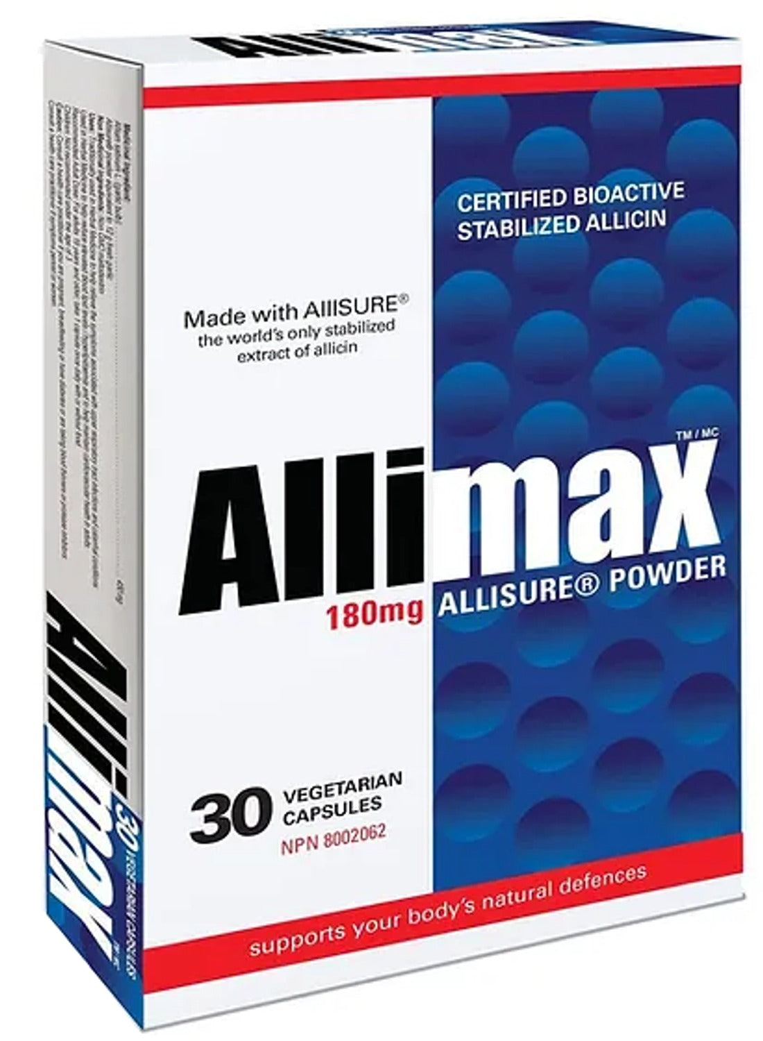 ALLIMAX 100% Stabilized Allicin 180 mg ( caps