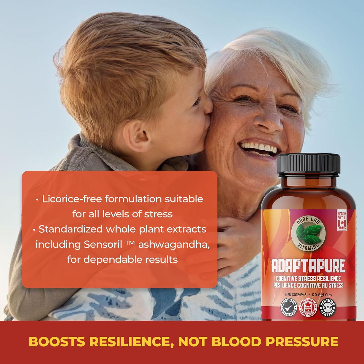 PURE LAB VITAMINS AdaptaPure (120 veg caps) – Nutrition House Canada