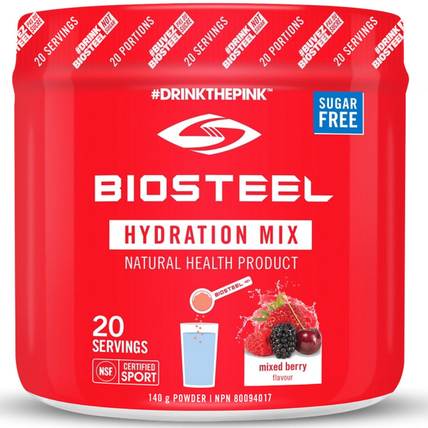 BIOSTEEL Hydration Mix (Mixed Berry - 140 gr)