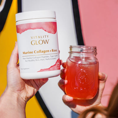 VITALITY GLOW Marine Collagen + Rose