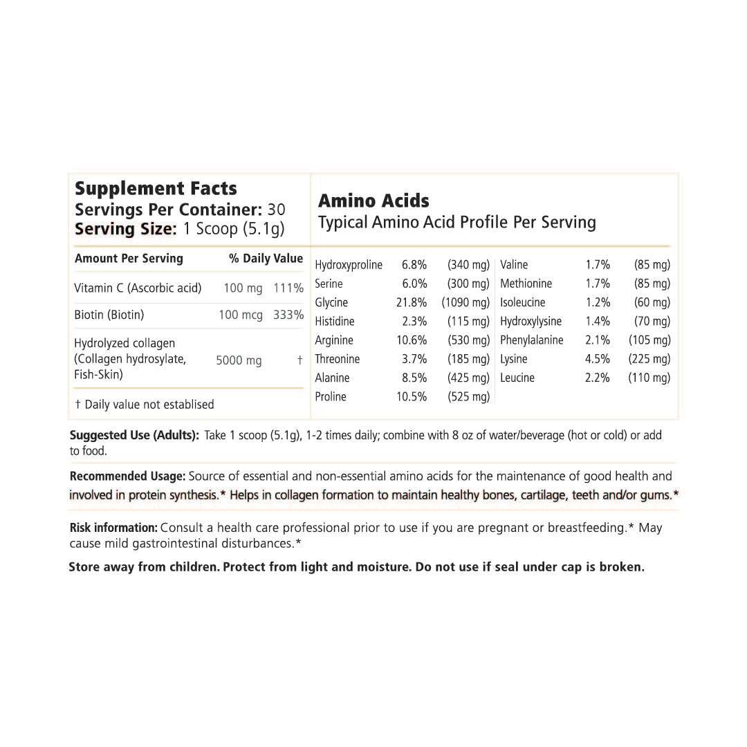 VITALITY GLOW Marine Collagen + Biotin