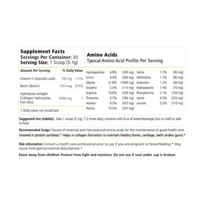 VITALITY GLOW Marine Collagen + Biotin