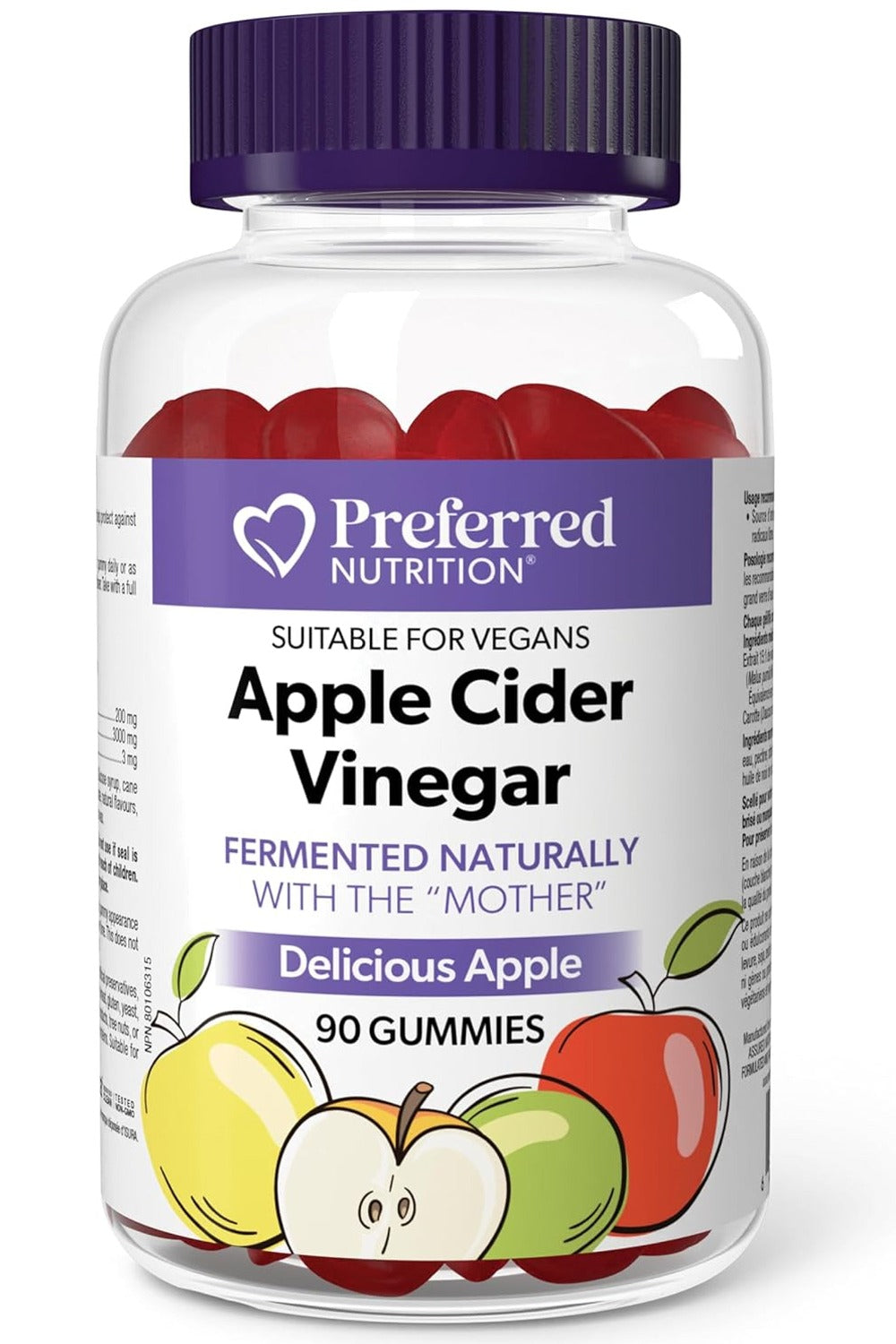 Preferred Nutrition Apple Cider Vinegar, 60 Gummies – Nutrition House ...
