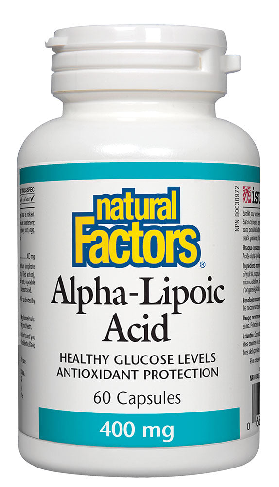 NATURAL FACTORS Alpha Lipoic (400 mg - 60 caps)