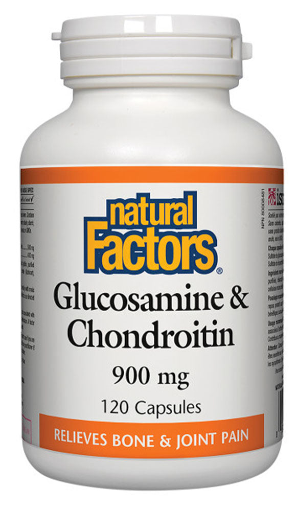 NATURAL FACTORS Glucosamine & Chondroitin (900 mg - 120 caps)