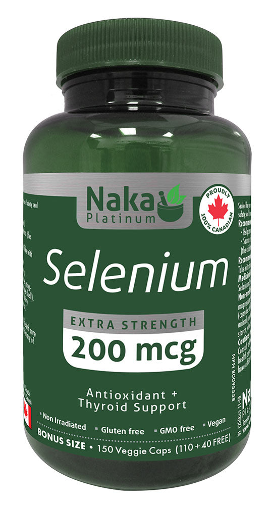 NAKA Platinum Selenium (200 mcg - 150 veg caps)