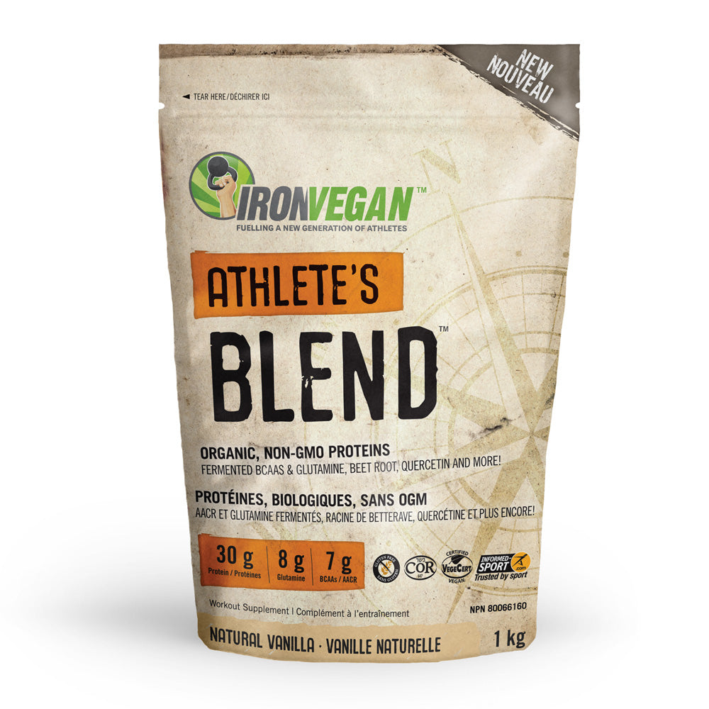 IRON VEGAN Athletes Blend (Vanilla - 1 kg)